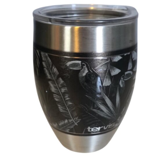 EUC Tervis 12 OZ Stainless Steel Mug/Wine Glass - Picture 1 of 6